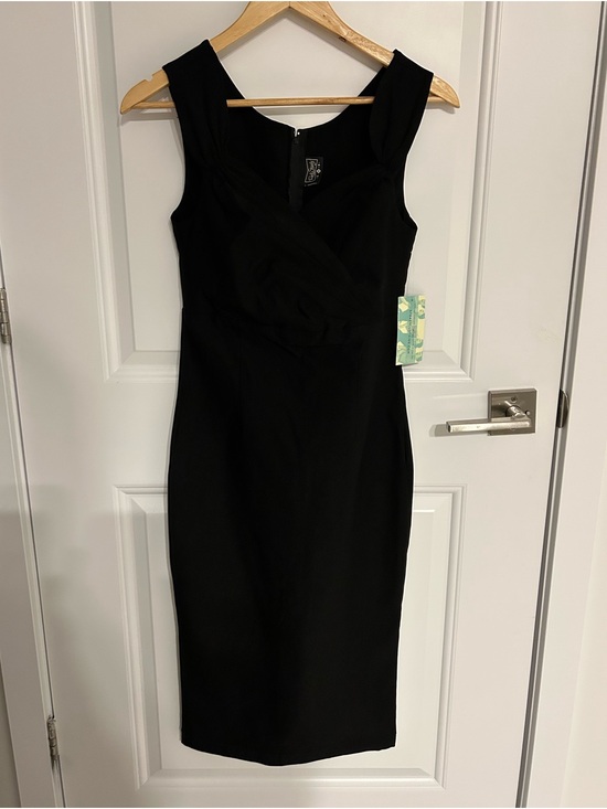 RockSteady Dresses & Skirts - RockSteady Black Midi Sheath Dress